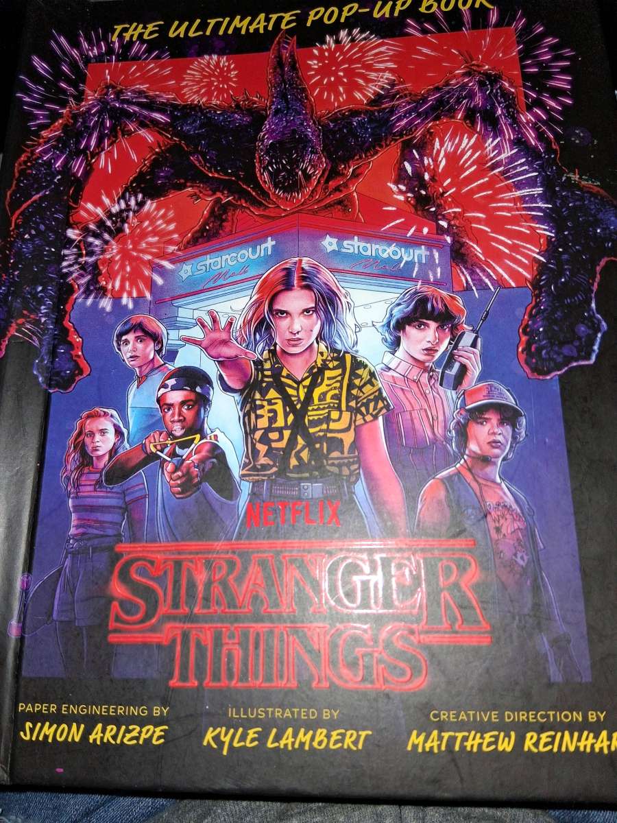 stranger things pop out book