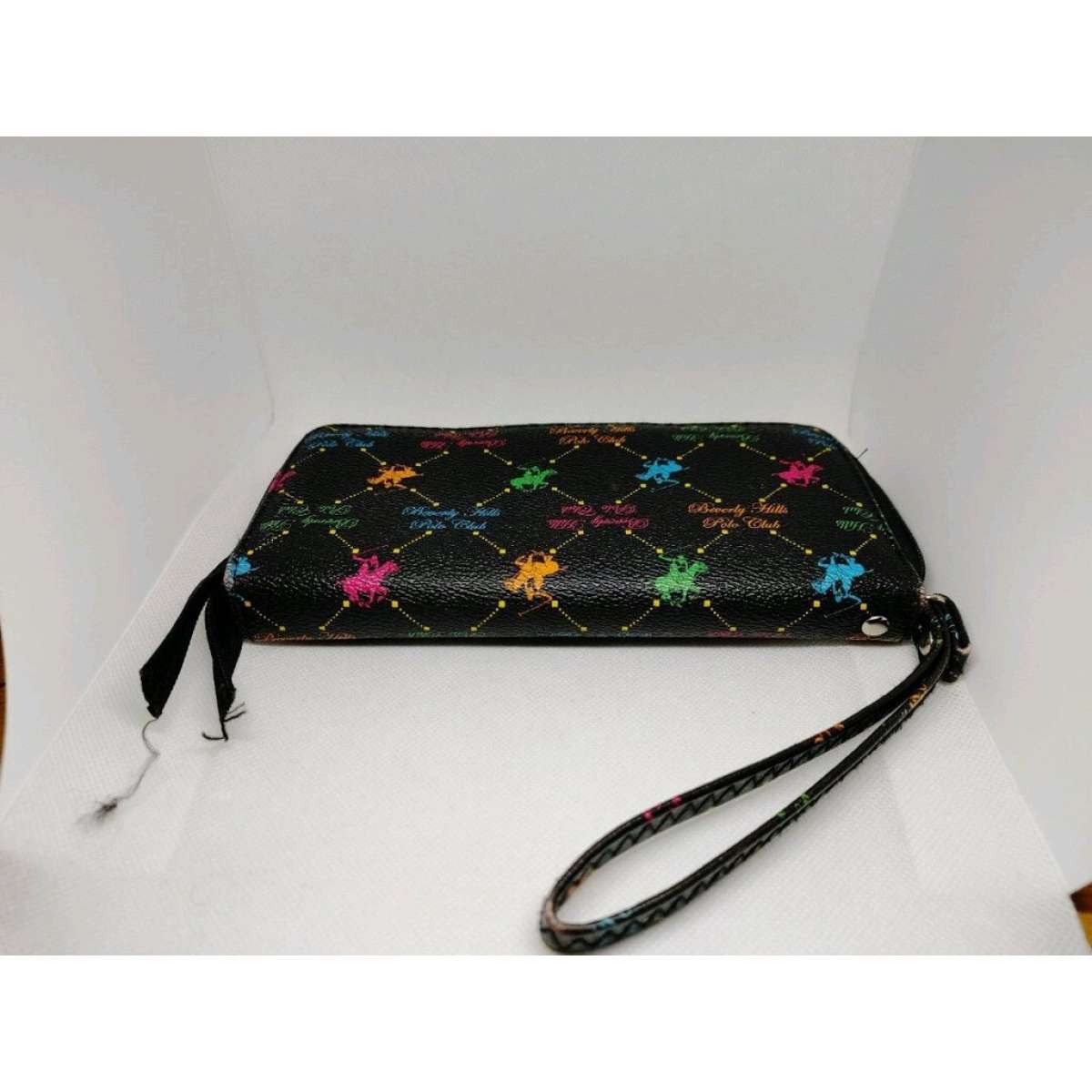 Beverly Hills Polo Club Wallet Black with bright Polo Riders