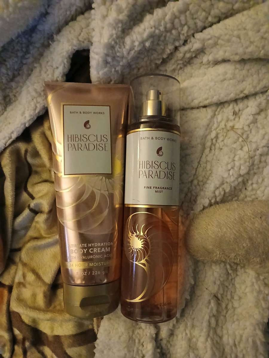 Bath and body worth body spray and lotion