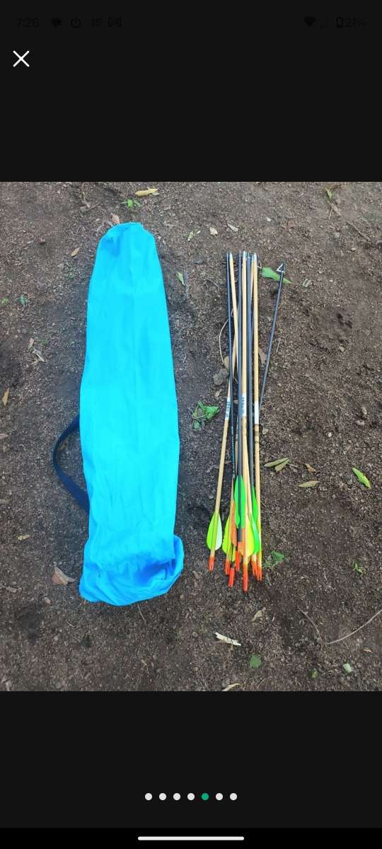 Bow with arrows