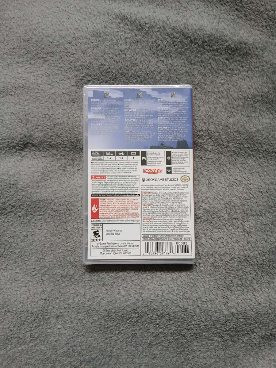 Minecraft Nintendo Switch