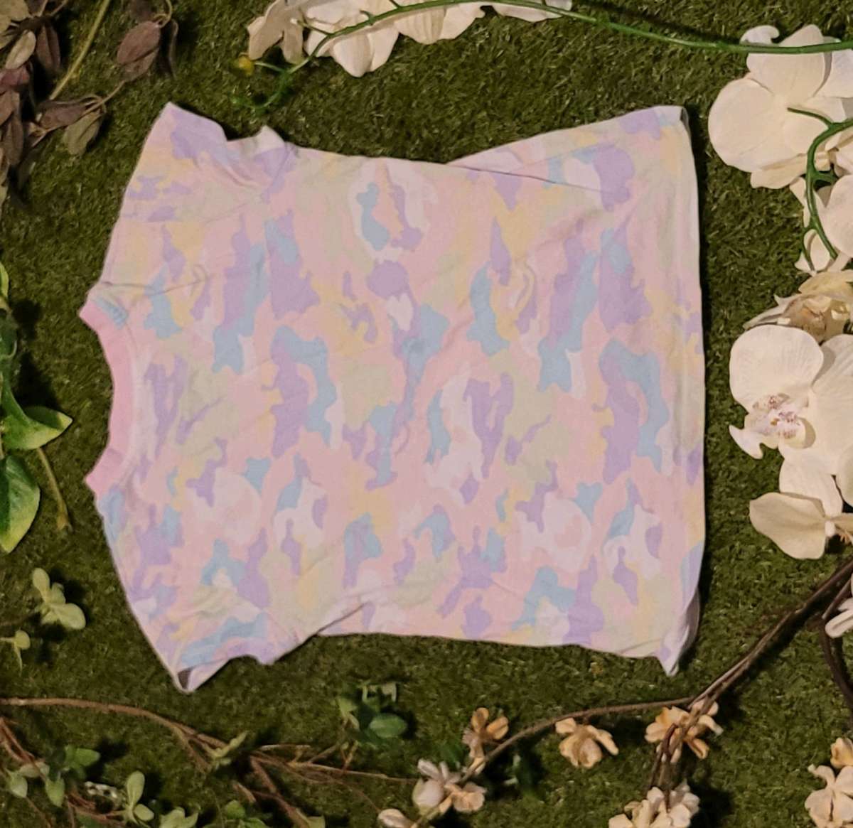 Pastel camo tee