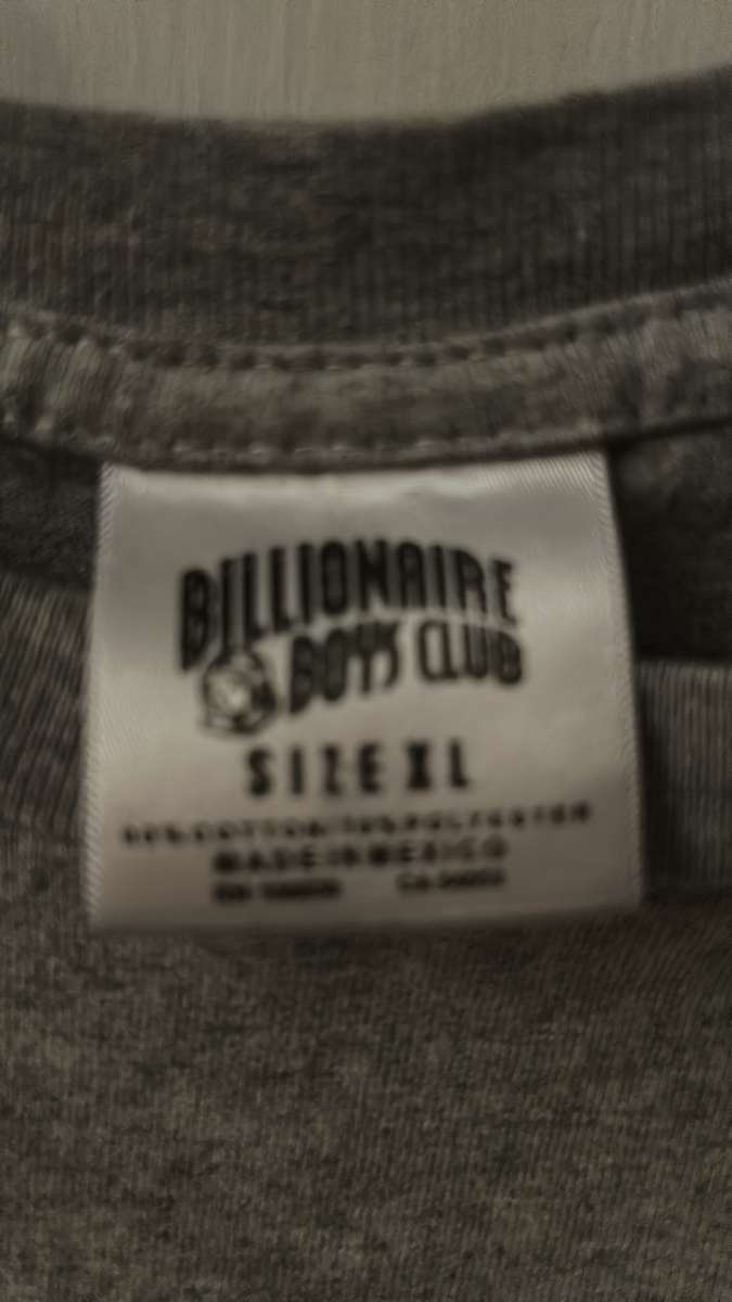 Billionaire Boys Club Gray Printed TShirt Size XL