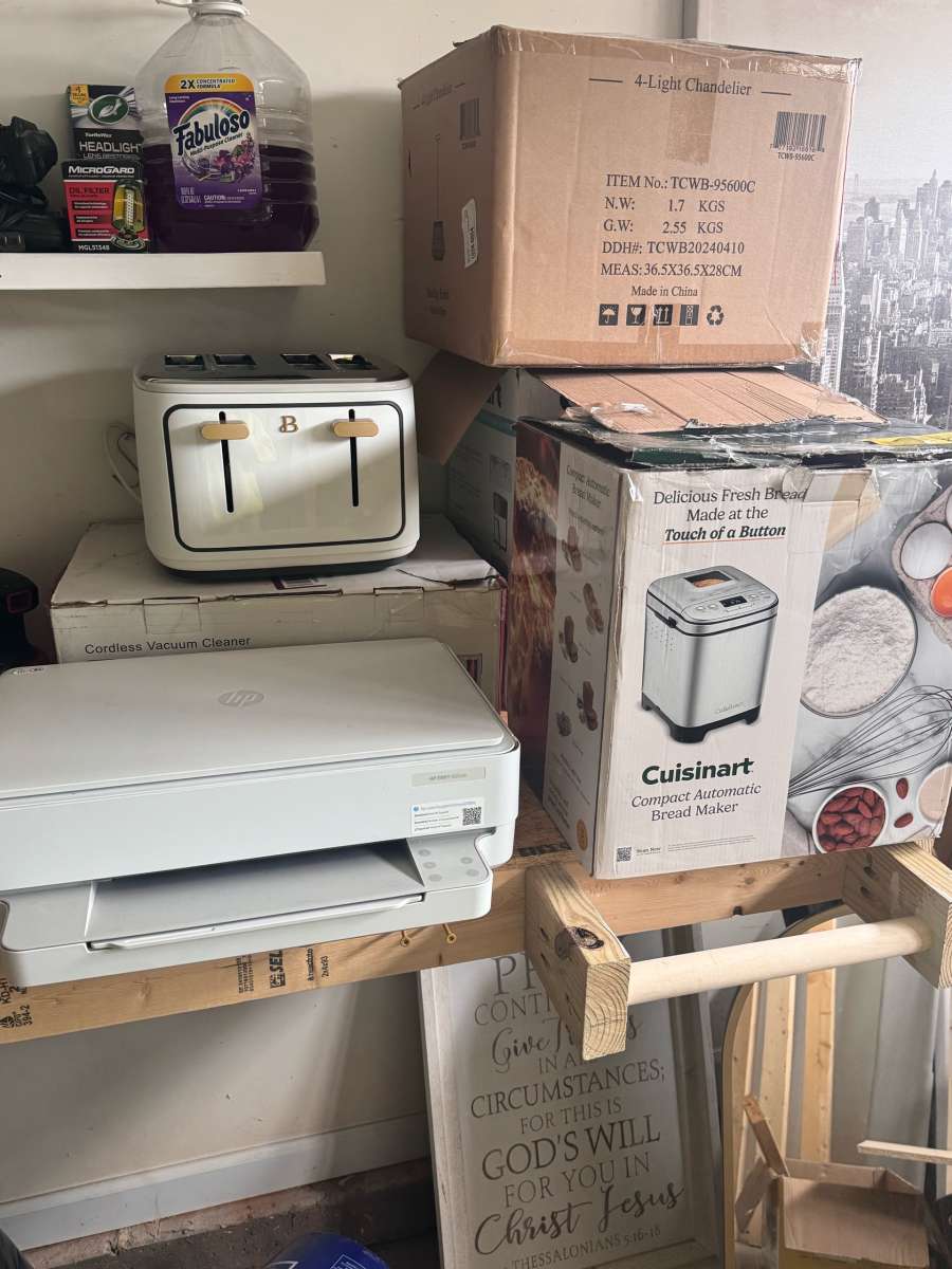 brand new kitchen appliances