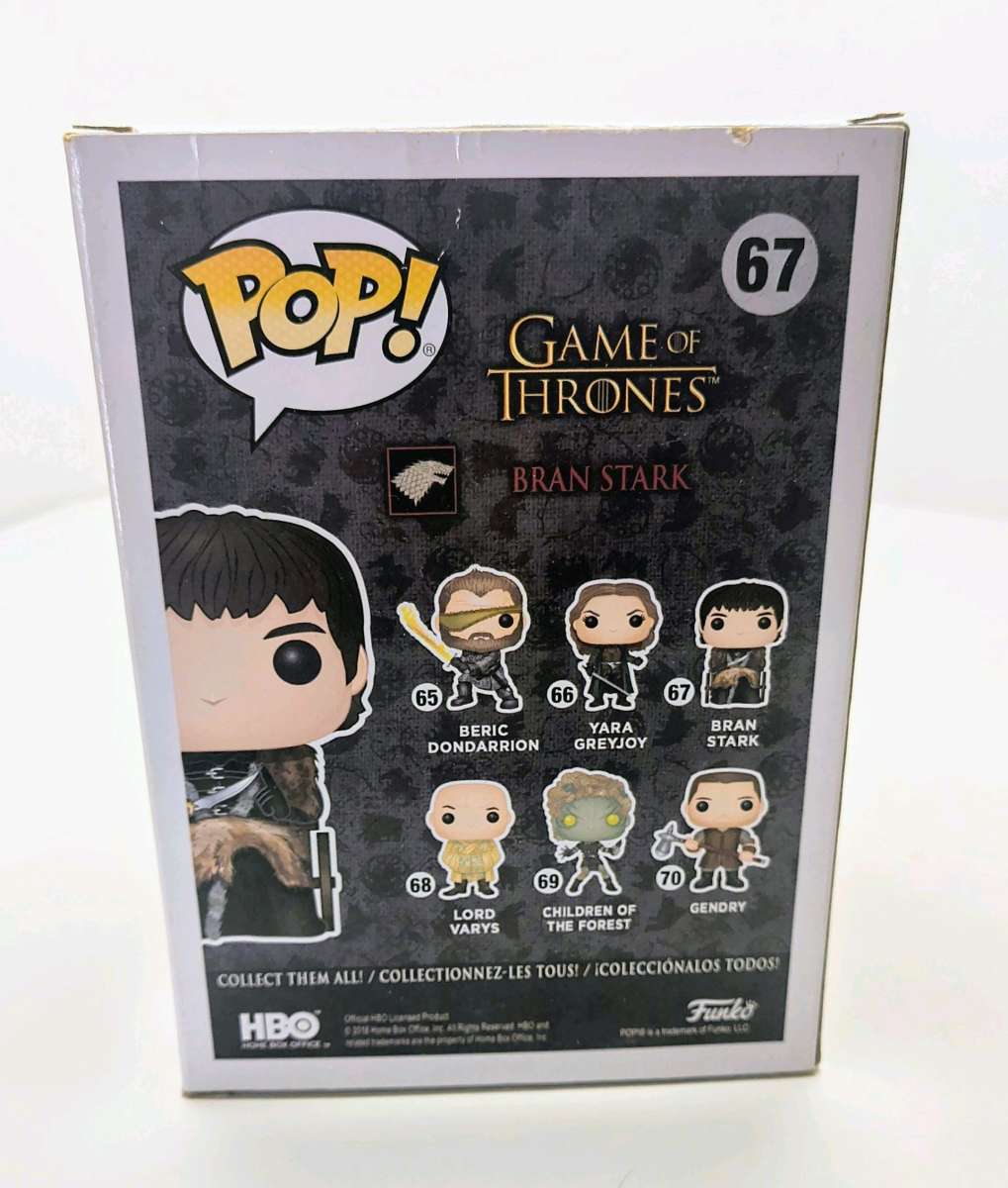Game of Thrones Bran Stark 67 Funko Pop Vinyl Figure