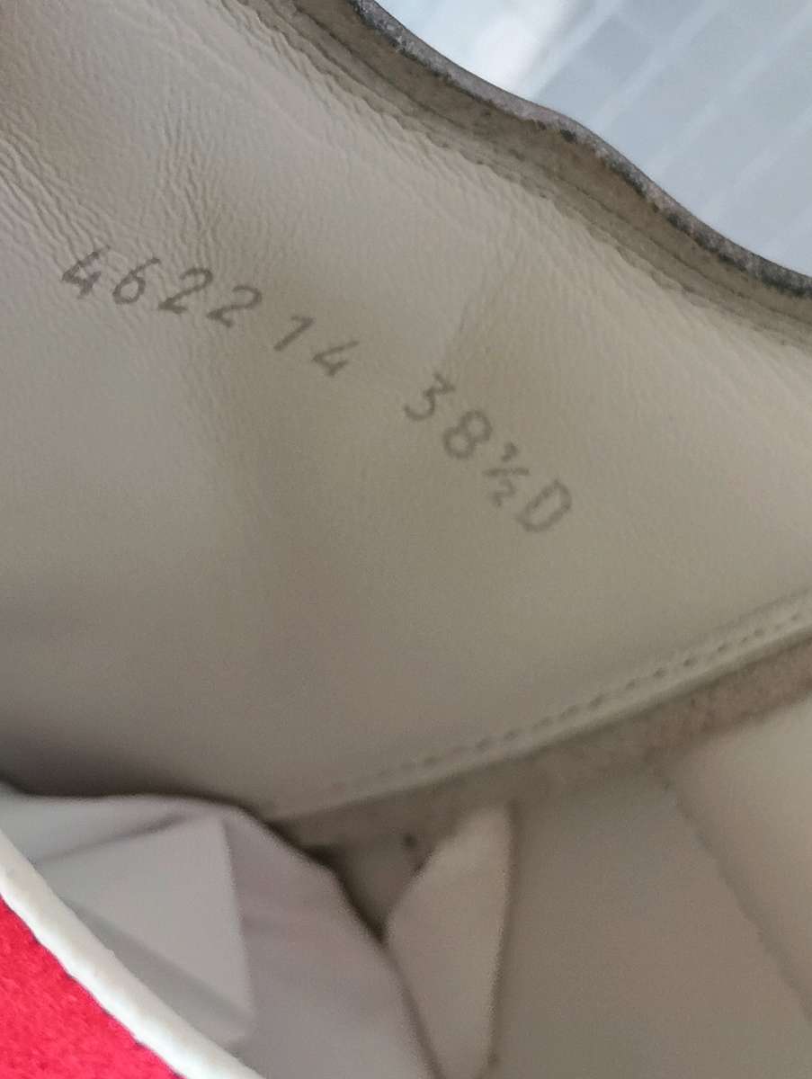 Alexander McQueen White Leather Sneakers 462214 size US 85 f