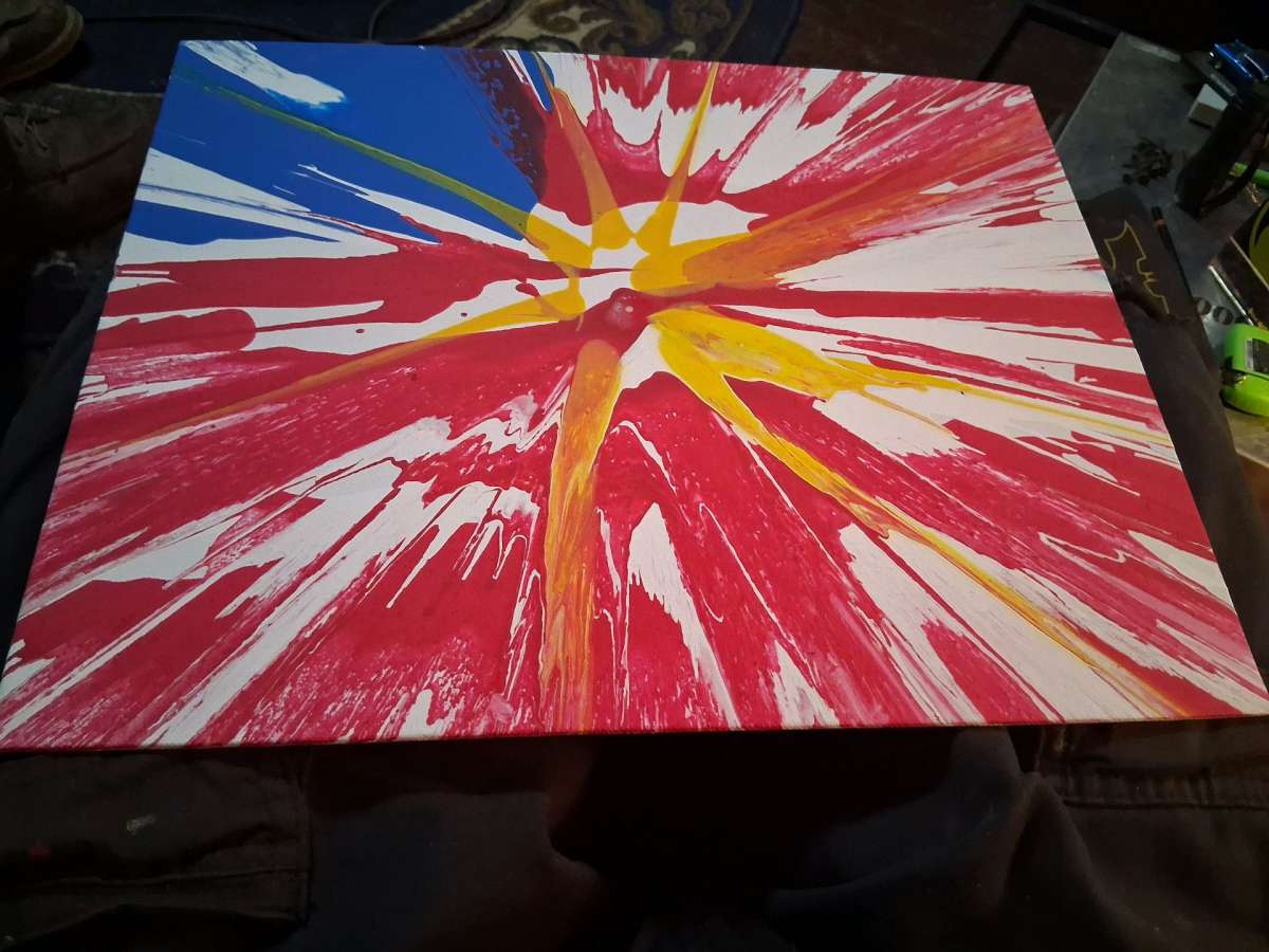Custom Spin Art 11 x 14 or 16x20