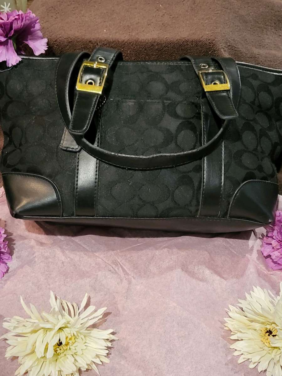 Black Coach handbag