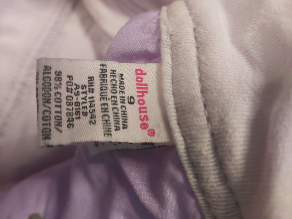 Dollhouse Lilac Purple Raw Hem Shorts Size Juniors