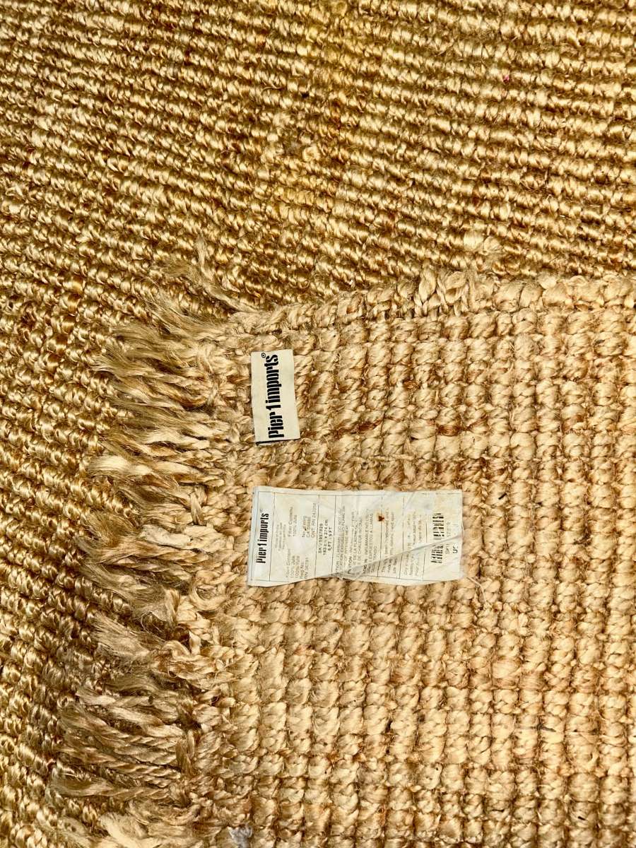 Pier1 imports Jute Rug 6x9