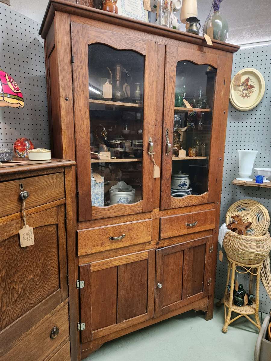 beautiful vintage cabinet or cupboard
