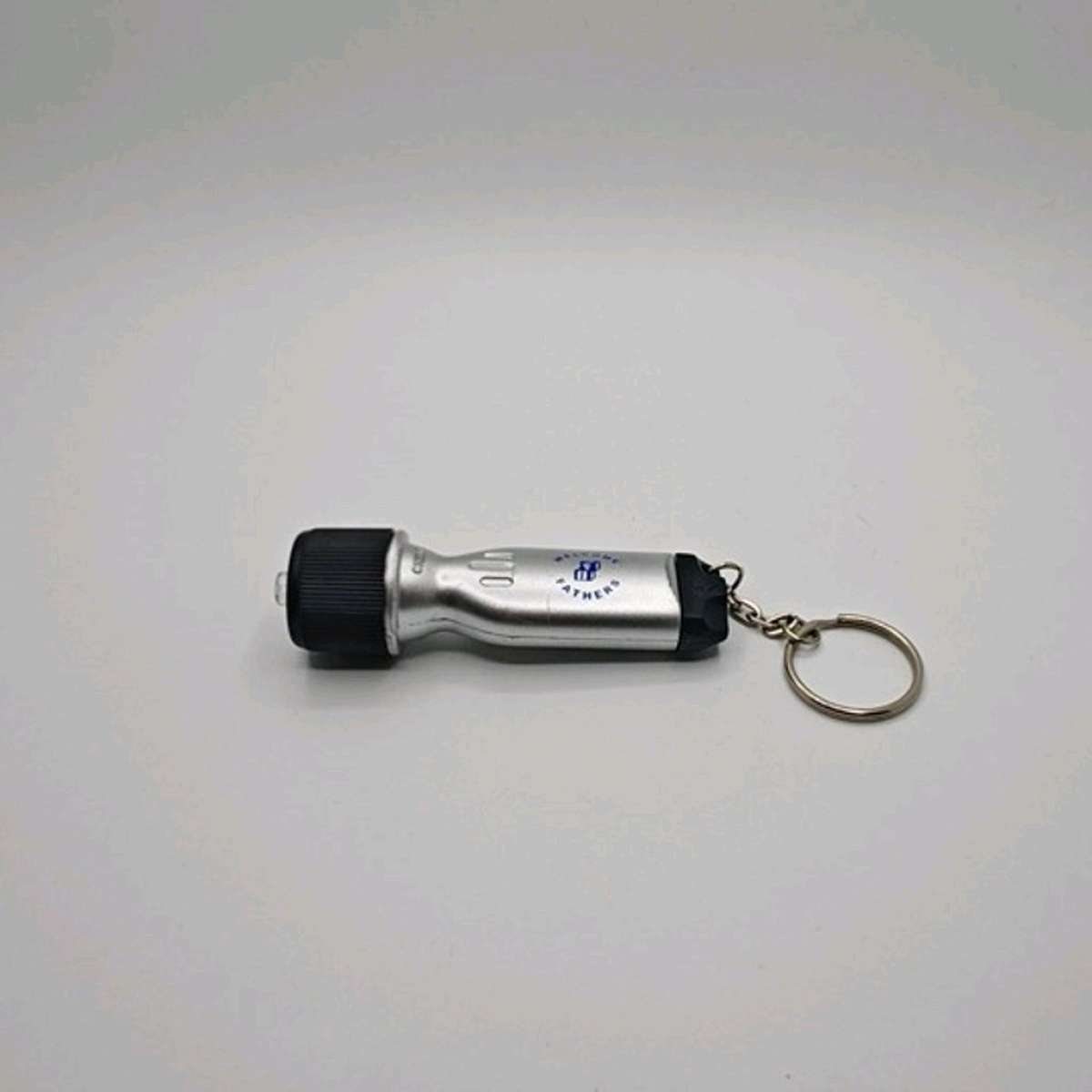 Welcome Fathers Keychain Light GreyBlack AAA Battery Include