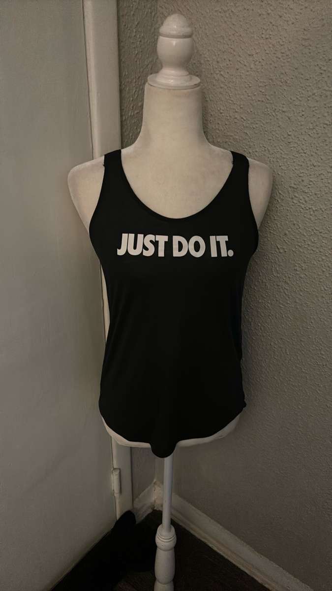 Nike Womens DriFit Breathe Elastika Tank BQ5802010 BlackWhit