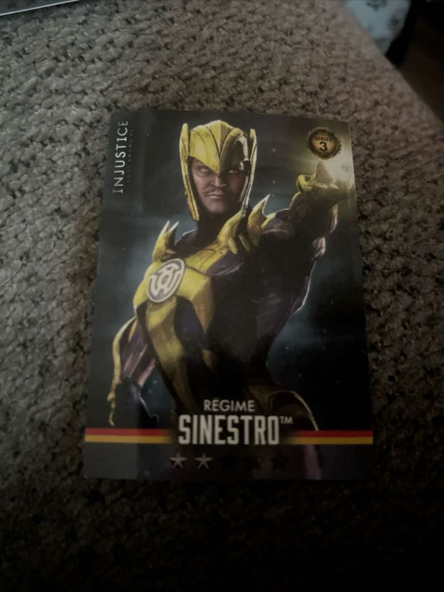 DC Injustice Game Cards