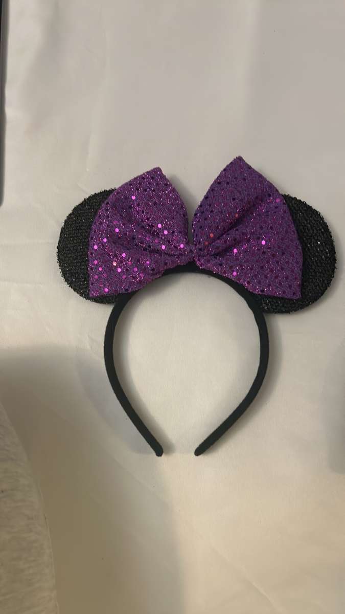 Minnie Mouse Ears Polka Dot Sparkly