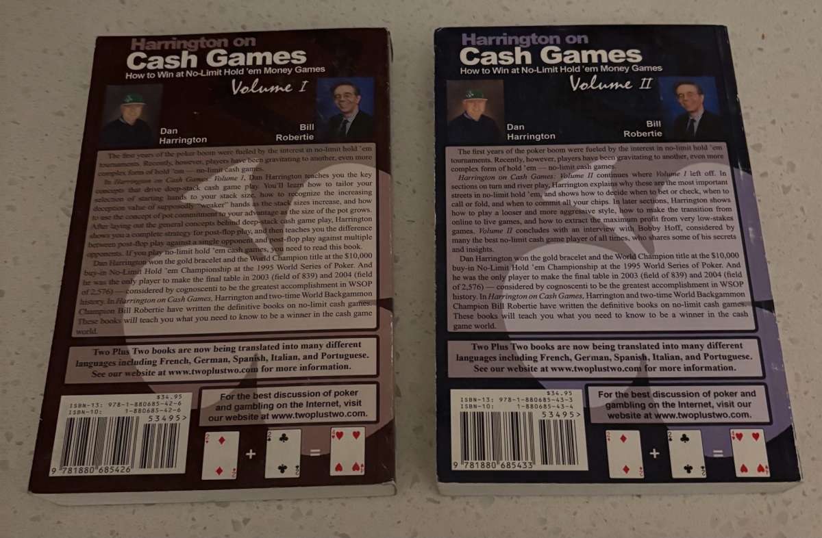Cash games by Harrington