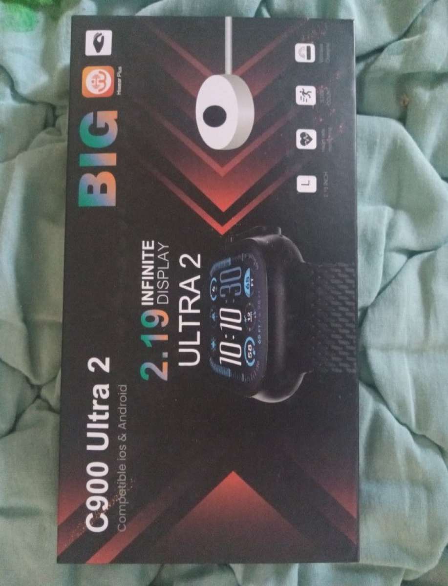 c900 ultra 2 smart watch black
