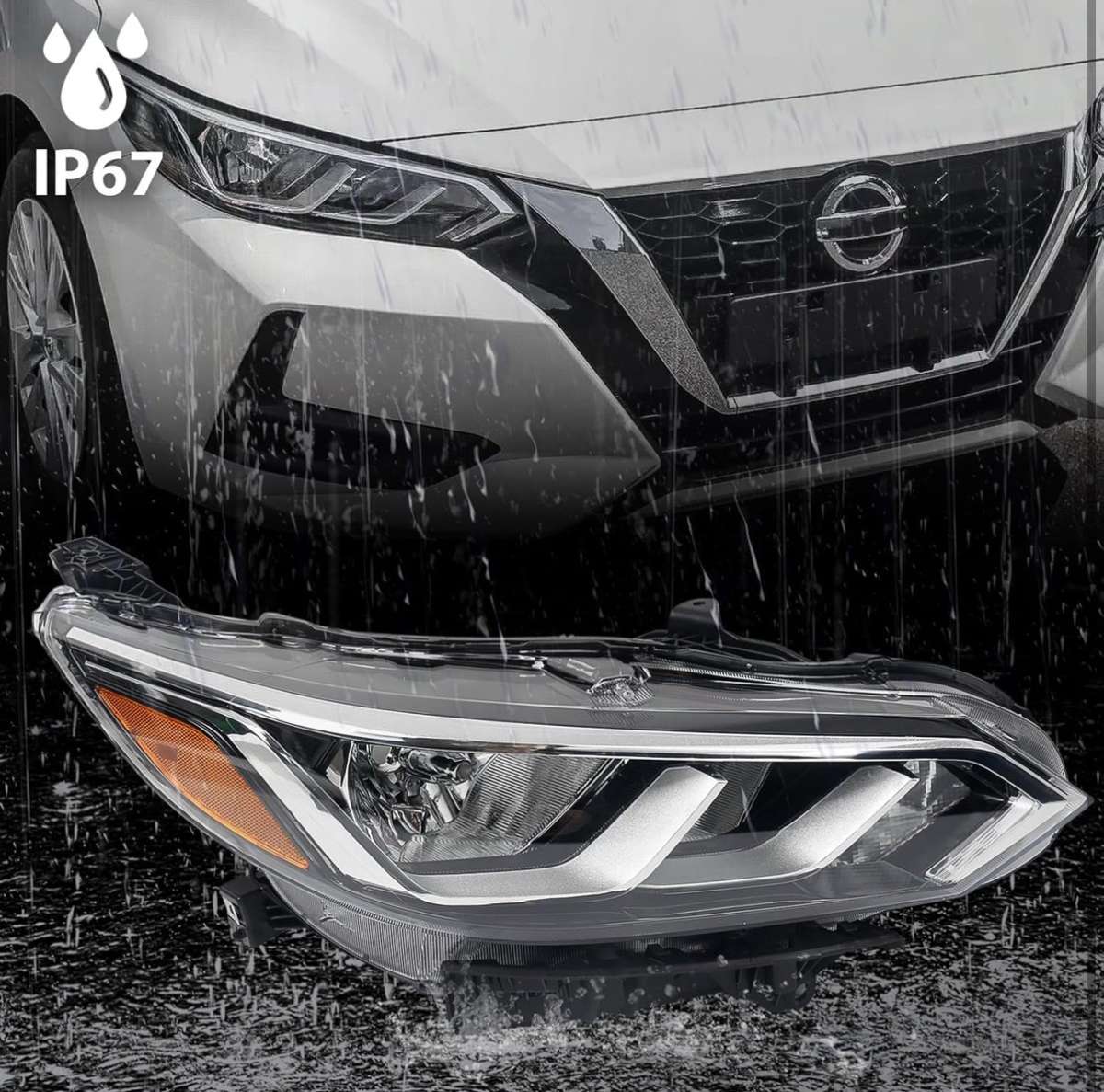 Headlight Assembly Replacement for 2020 2021 2022 Sentra S
