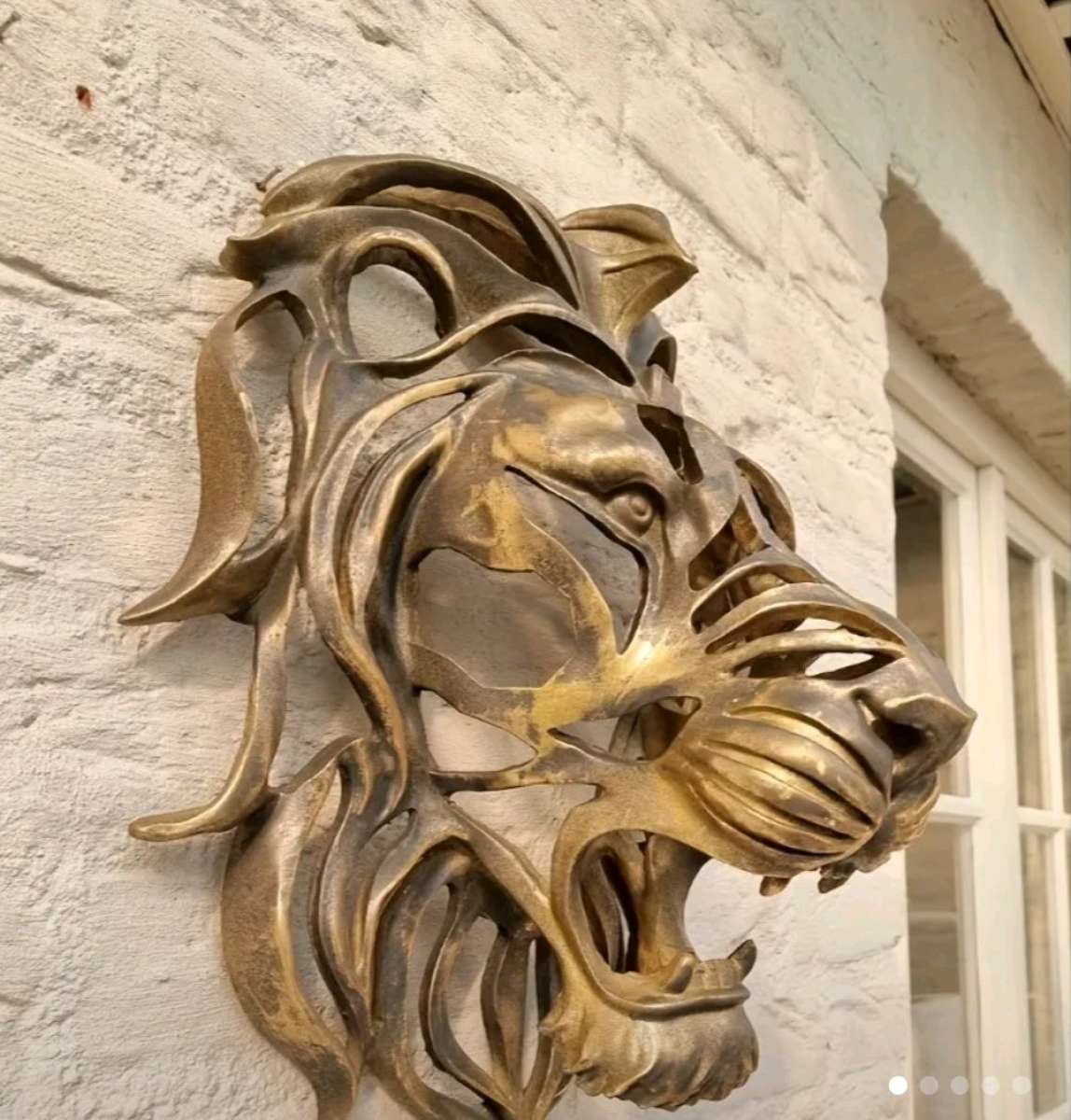 Resin Lion Head