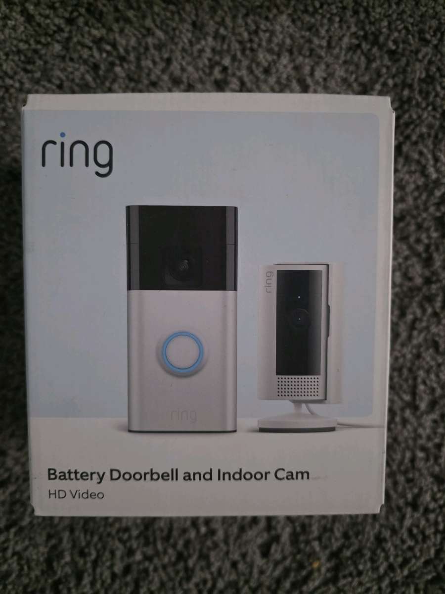 Ring Battery Doorbell And Indoor Cam