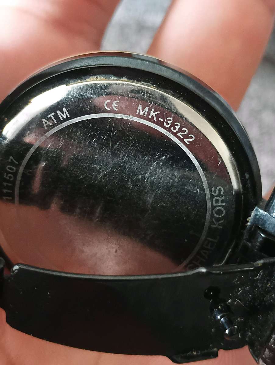 MICHAEL KORS Darci Black Dial Black Ionplated Ladie watch