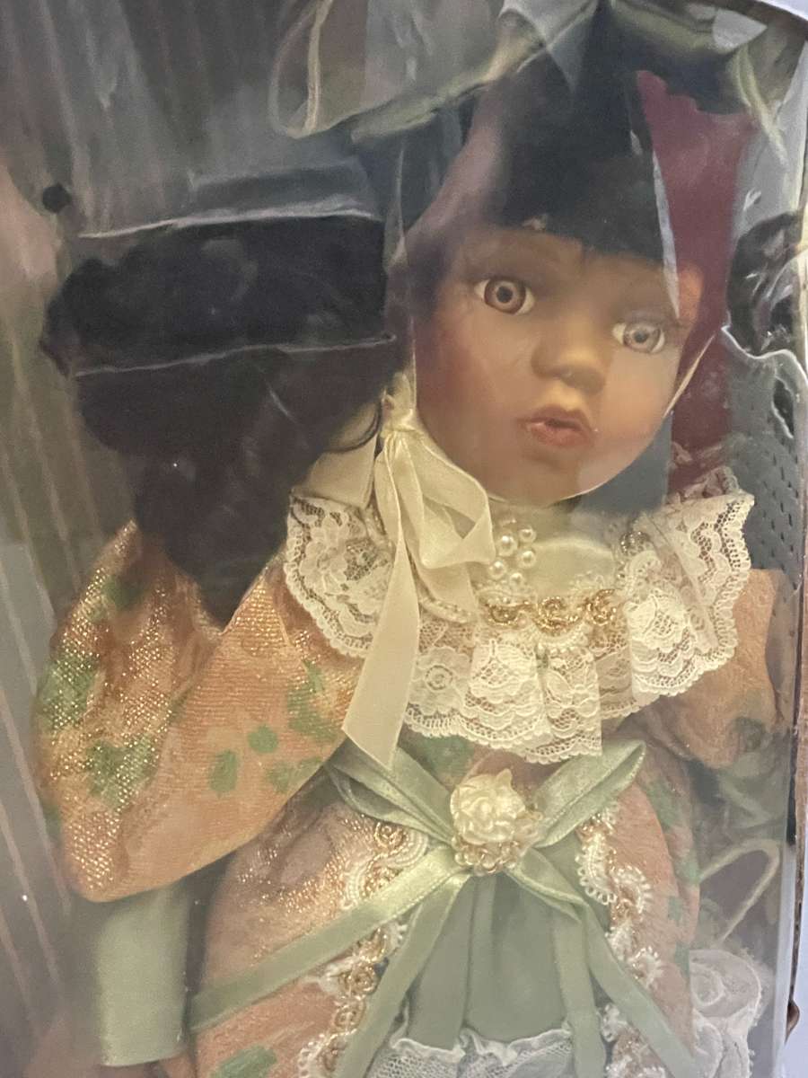 African American porcelain doll