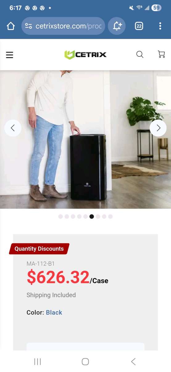 Medify Air MA112 MedicalGrade HEPA Air Purifier for Large