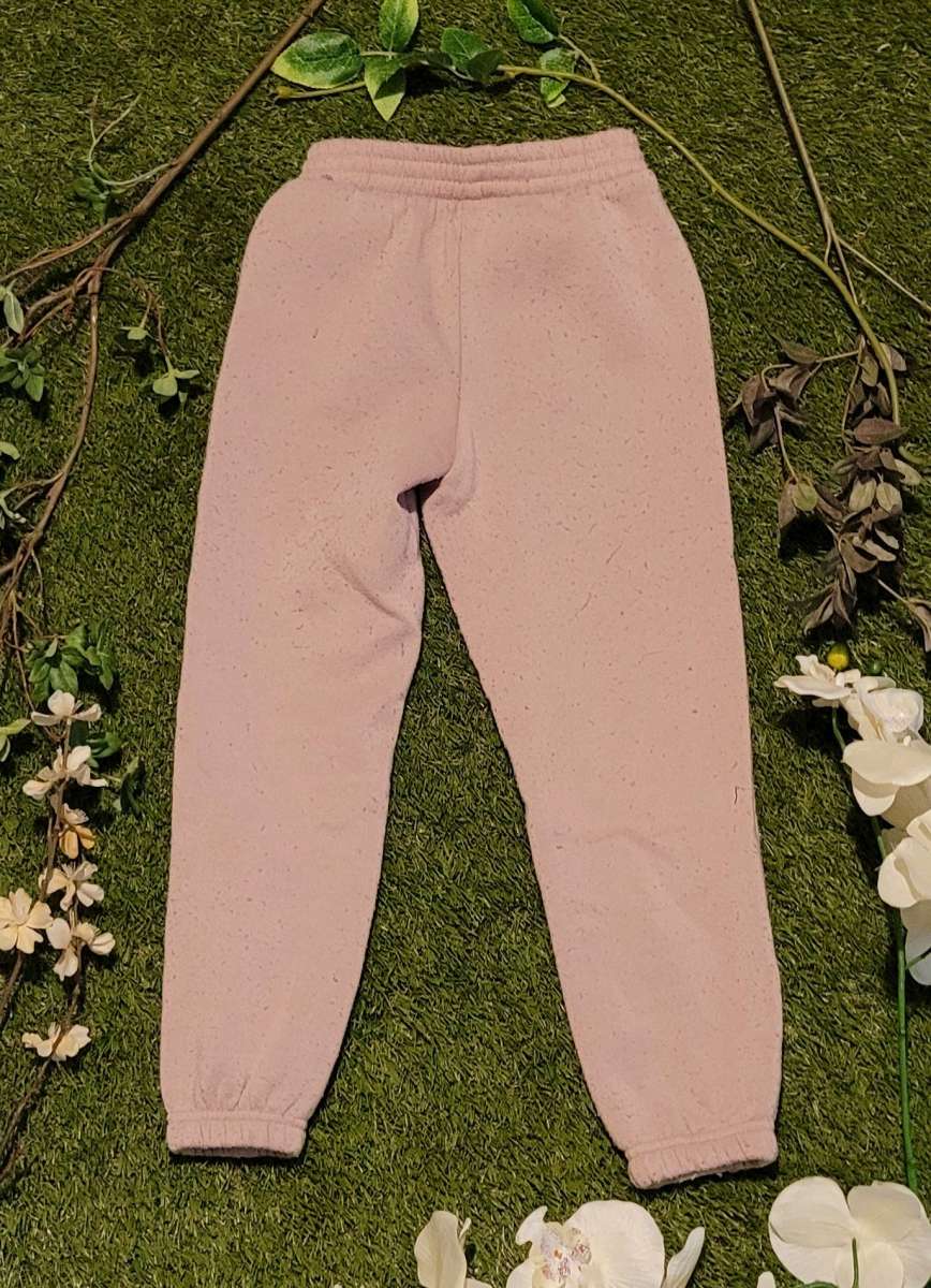 Girls Pink fleece joggers