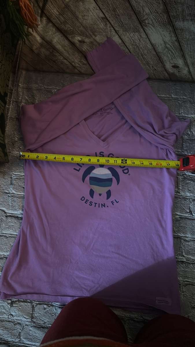 Life Is Good Crusher Tee Size M