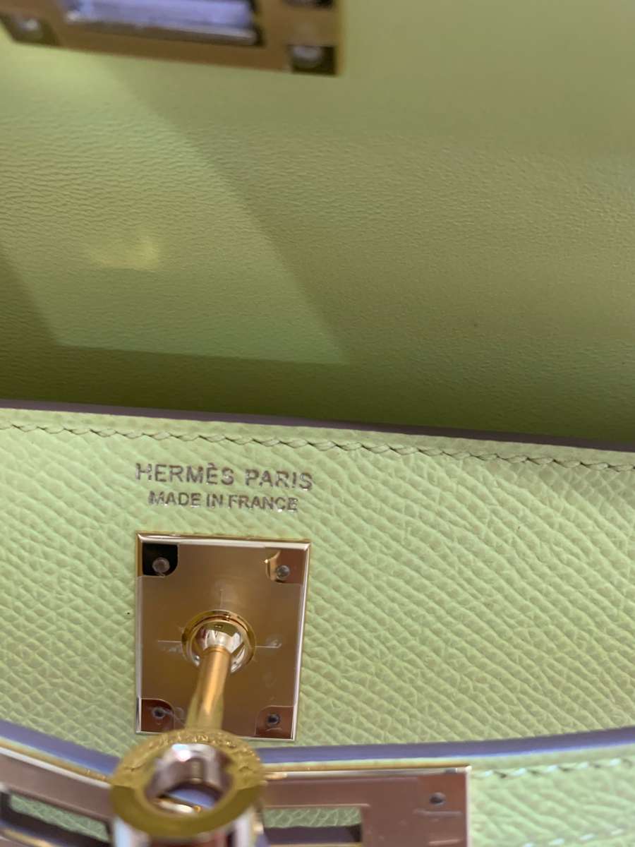 Hermes Mini Kelly Epsom Yellow