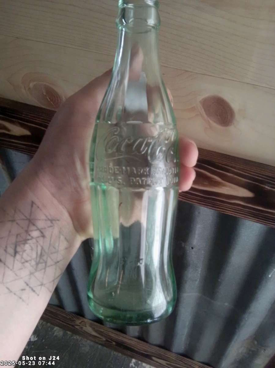 Vintage Coca Cola Bottle Hobbleskirt Green