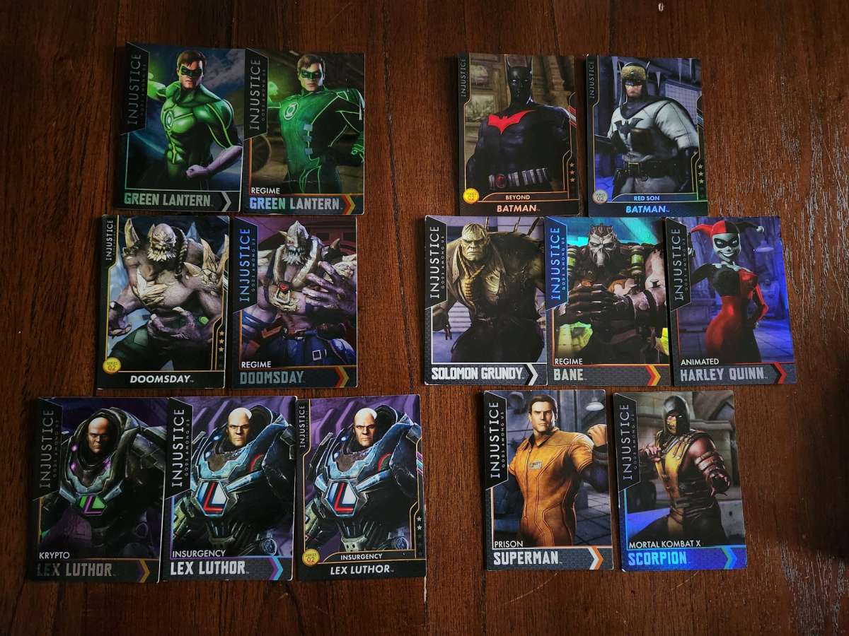 Injustice cards