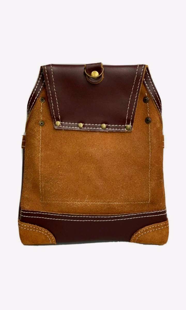 10 Pockets 2 Hammer Holders Top Grain Tool Pouch
