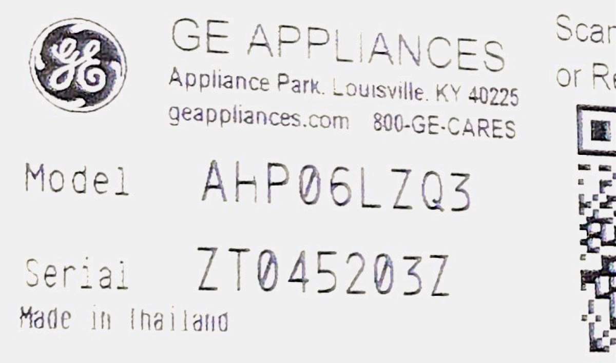 GE 6000BTU Air Conditioner Window Unit