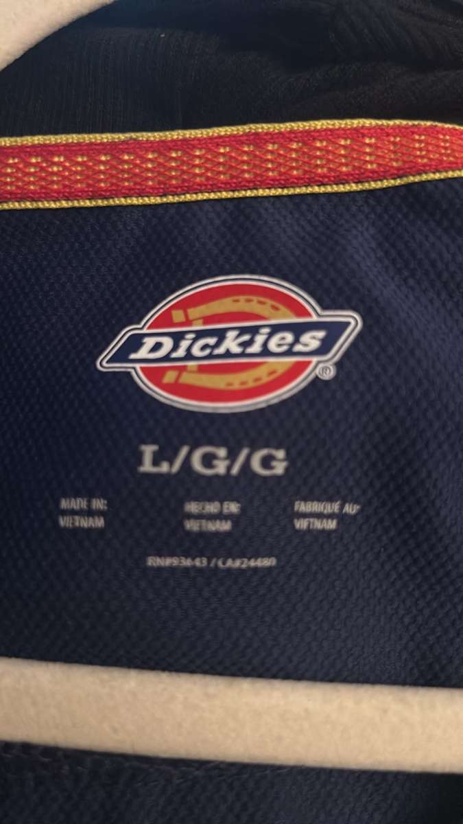 Dickies VNeck Navy Scrub Top Size L DK730