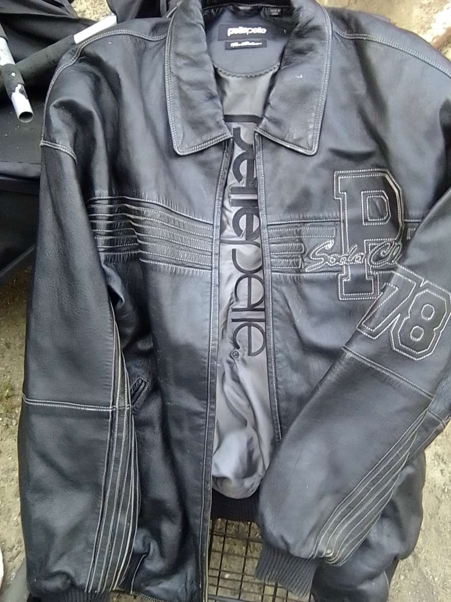 authentic Pelle Pelle Soda Club Marc Buchanan leather jacket