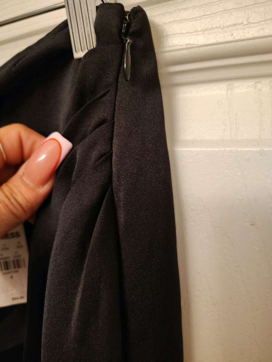 Express silk pencil skirt