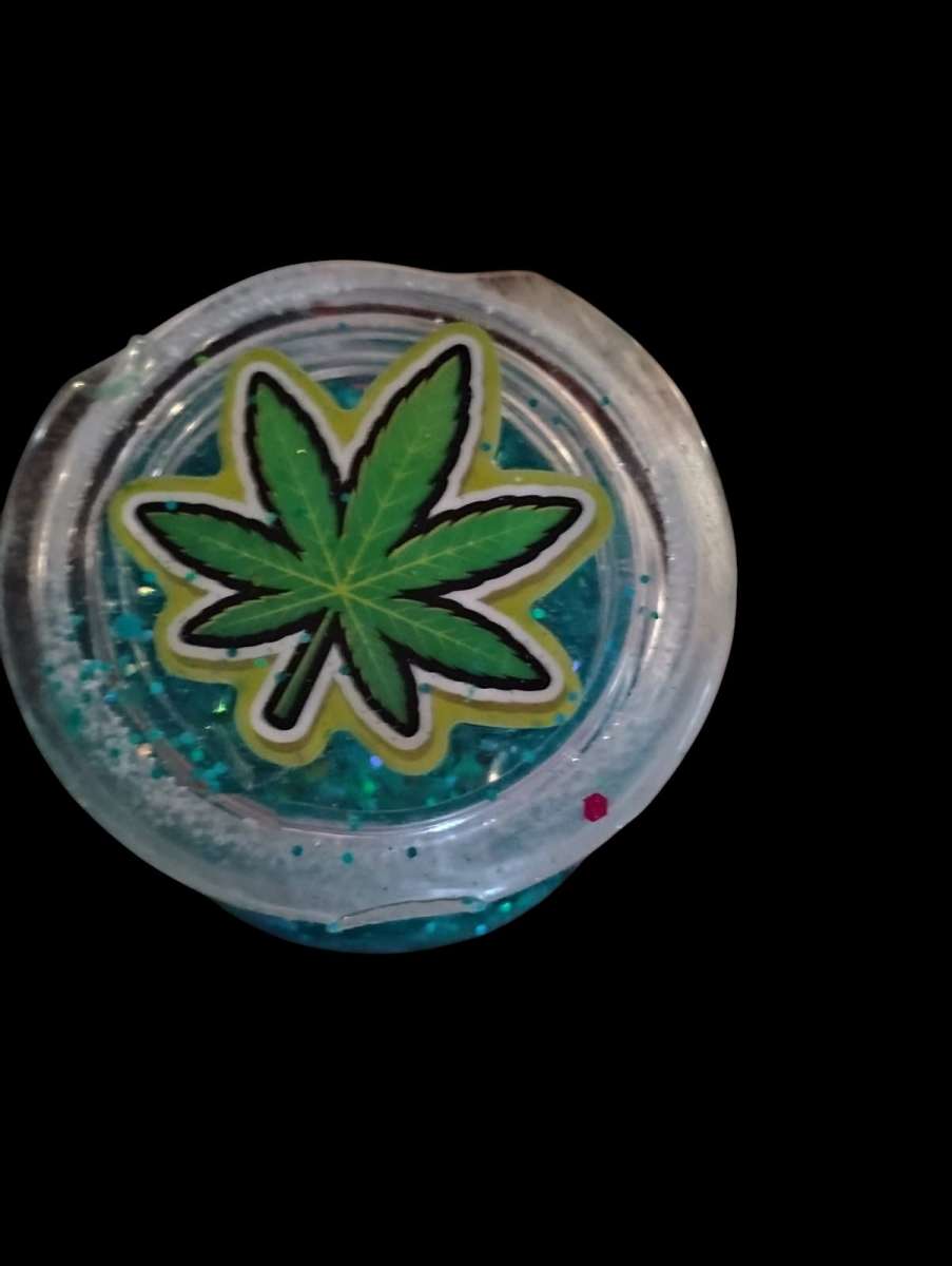 resin pot jar with screw on lid