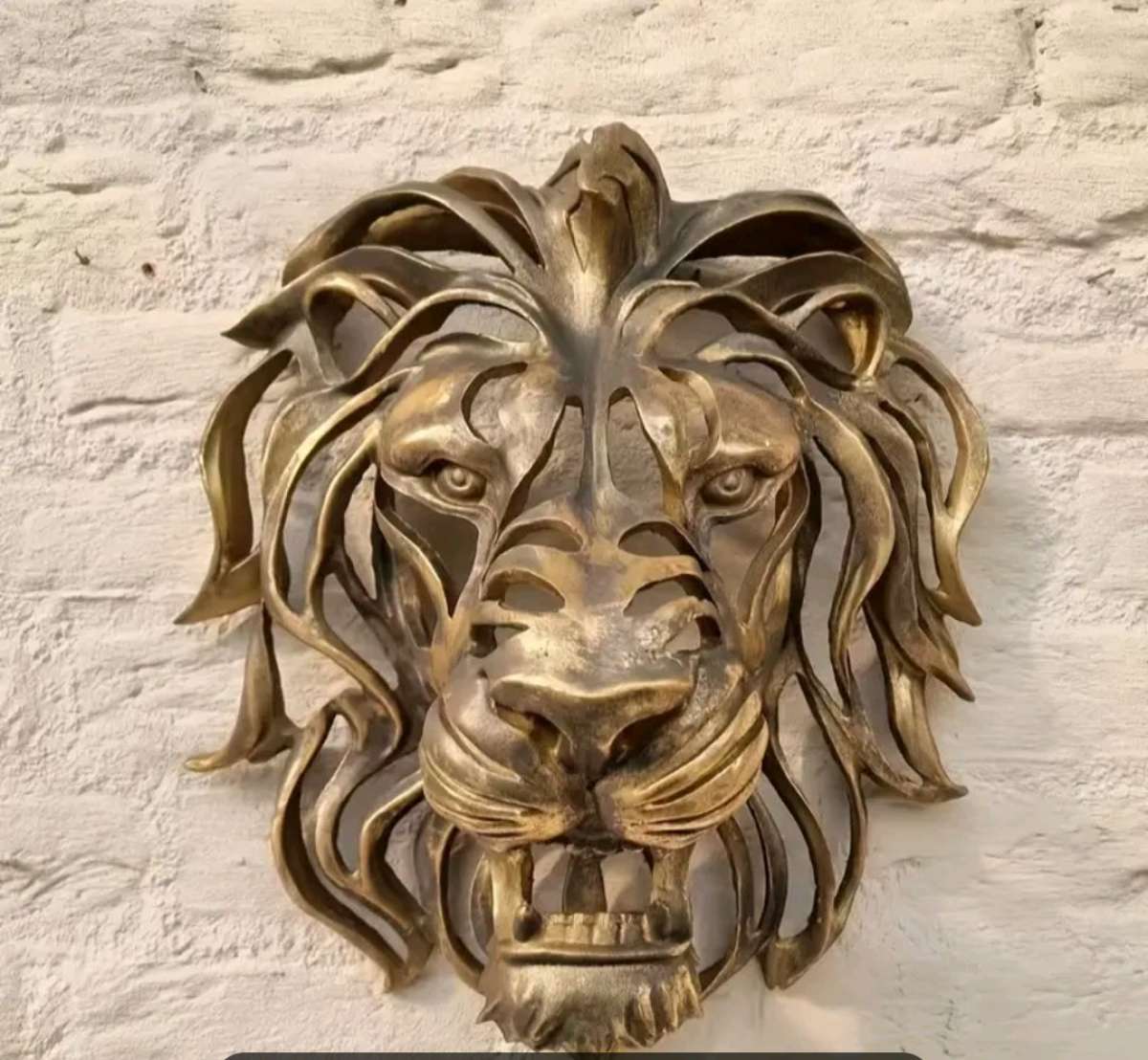 Resin Lion Head
