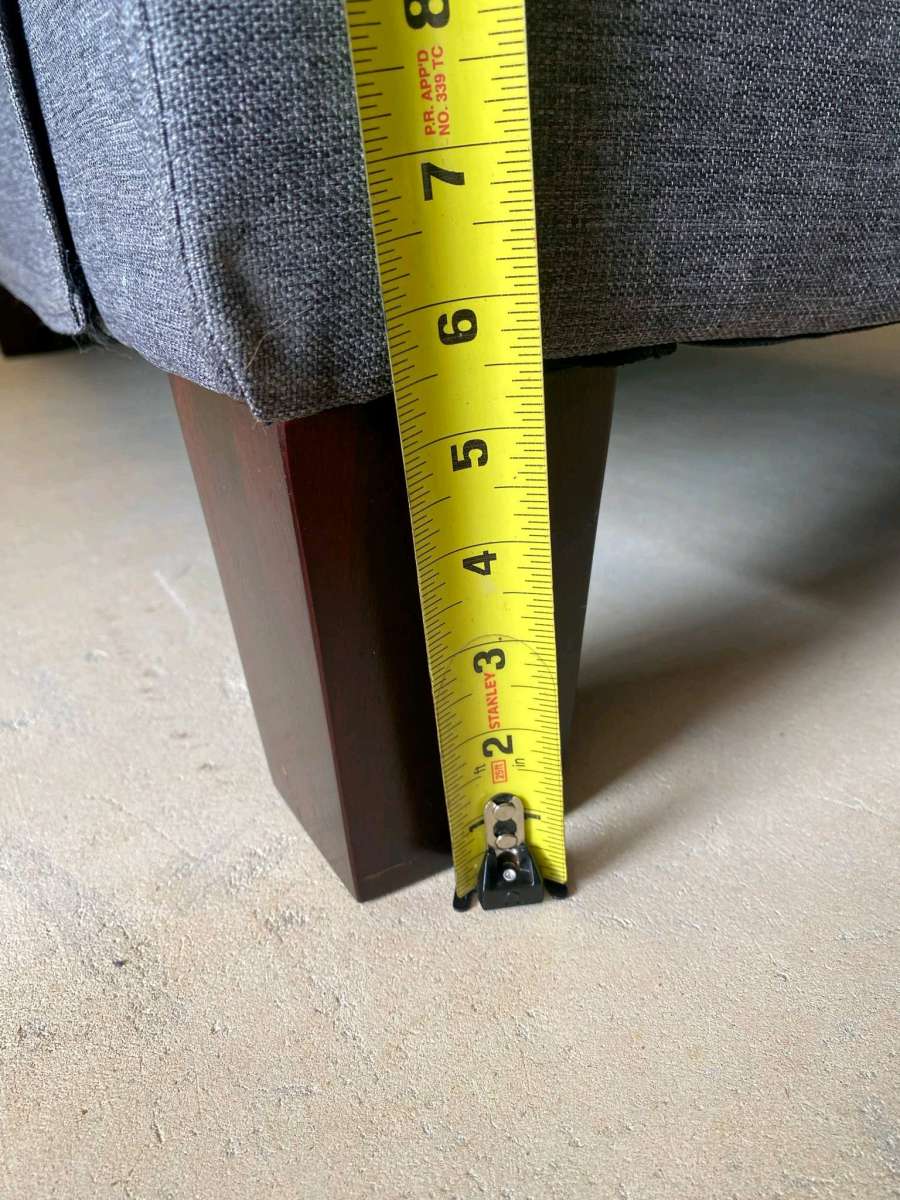 Grey sectional with ottoman Free Delivery If Needed