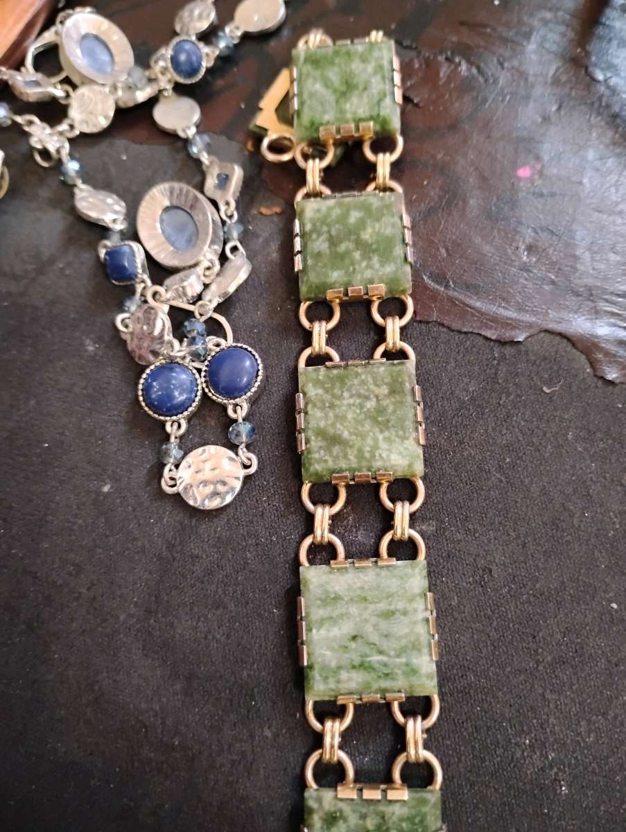 krenentz green Jade bracelet