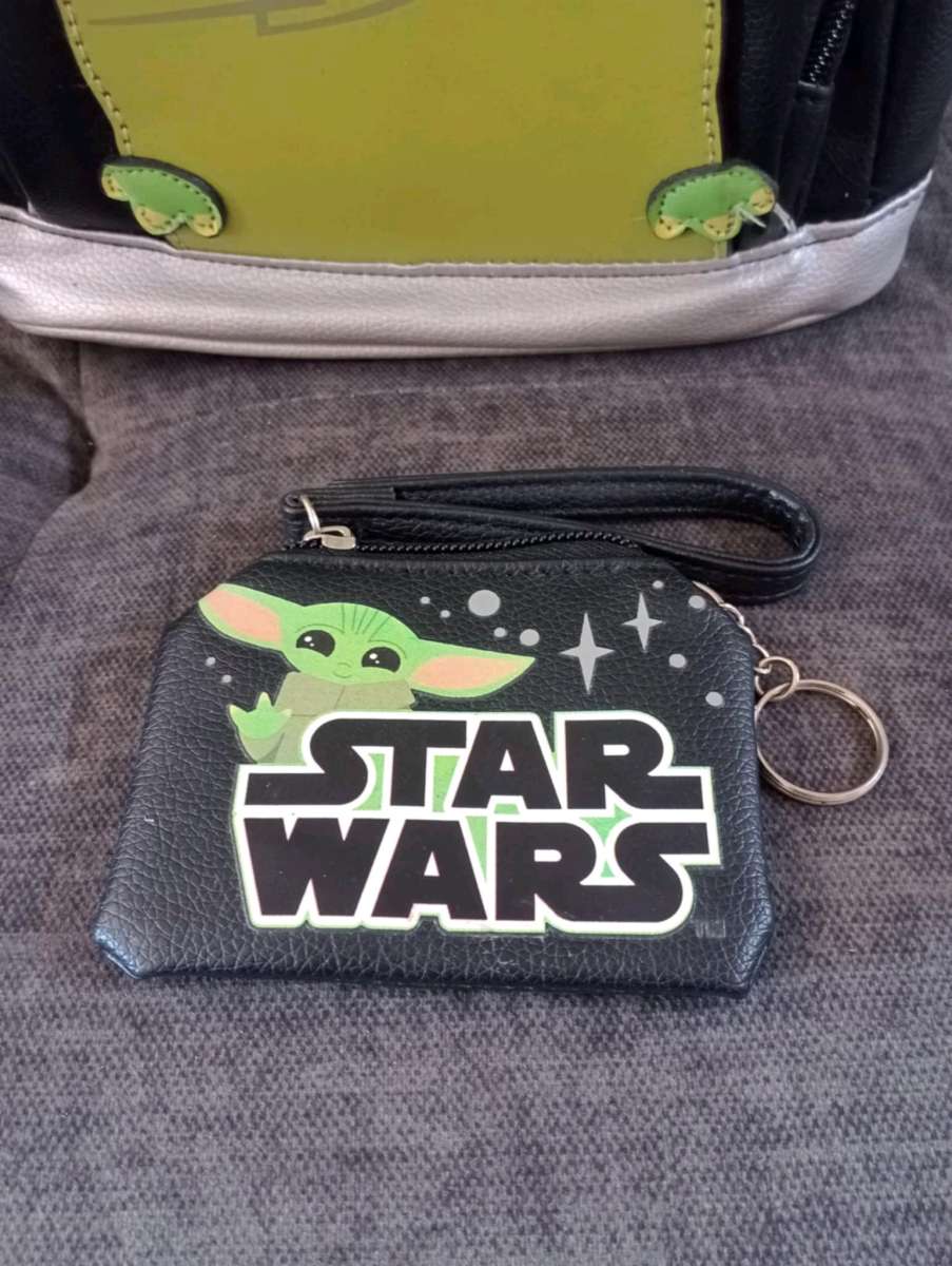 Mandalorian Baby Yoda Mini Backpack Purse Disney Star Wars T