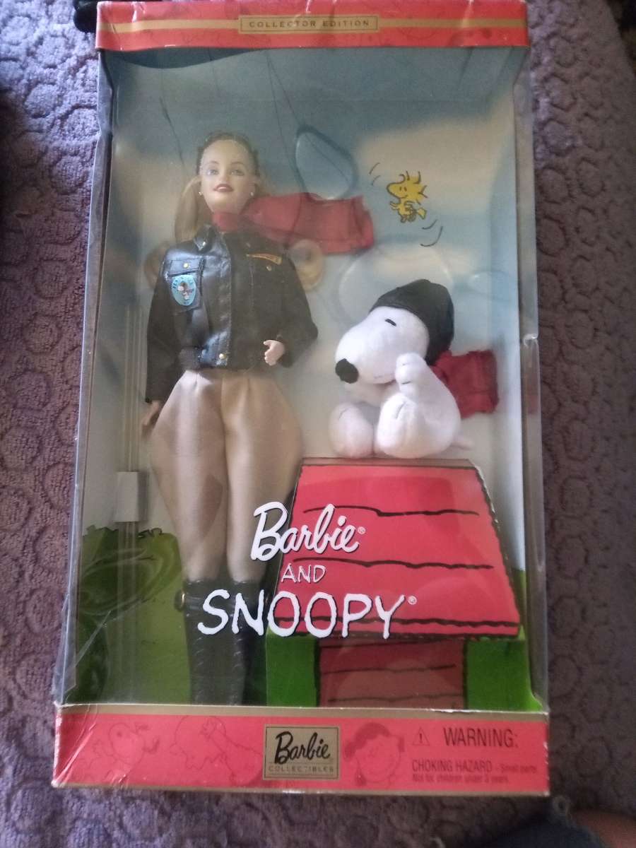 BARBIE and SNOOPY COLLECTIBLE BARBIE NIB
