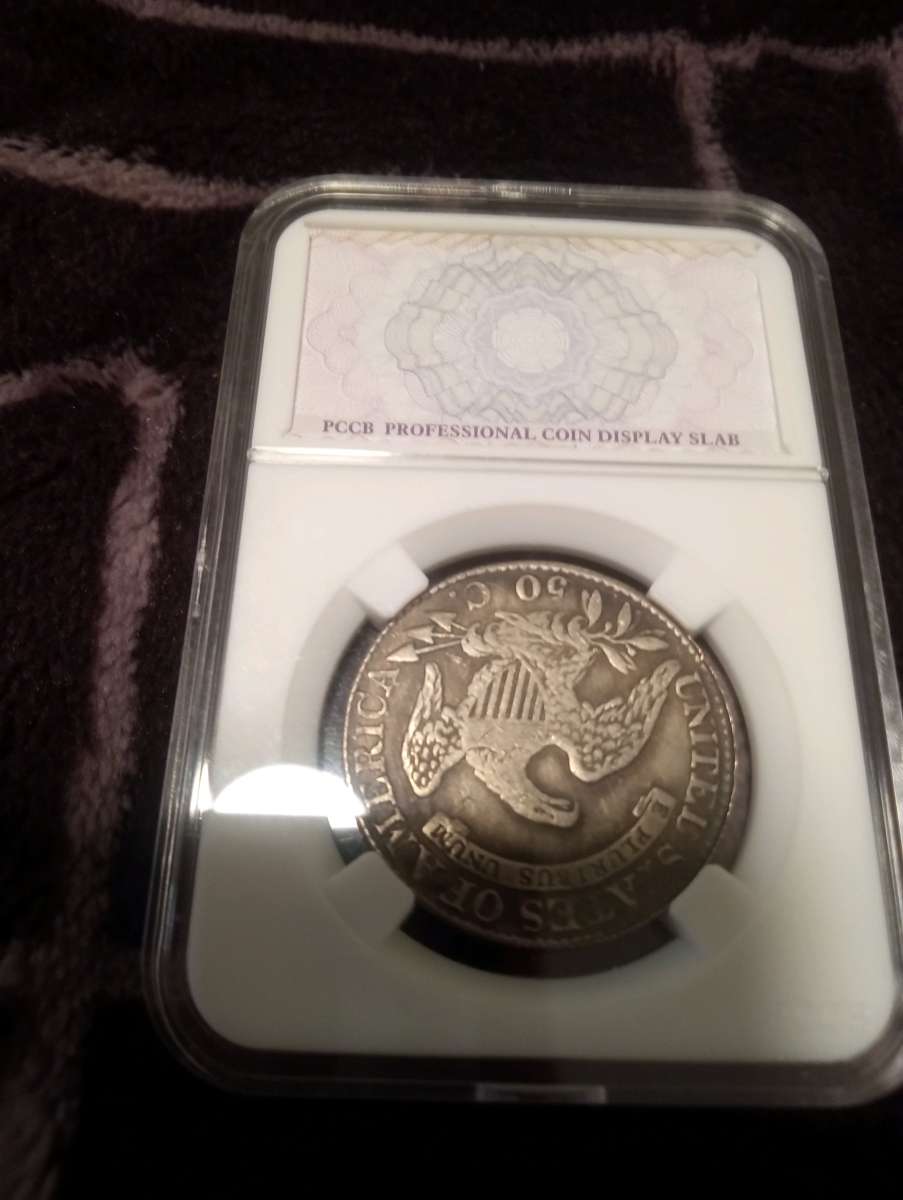 1824 50 cent bust coin