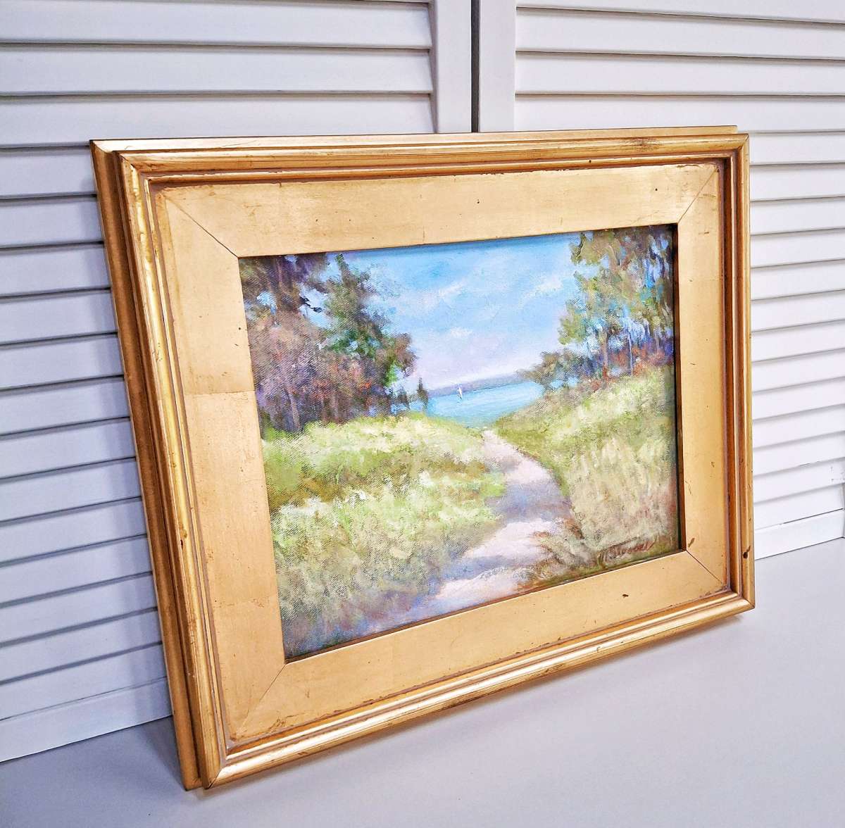 Original Cape Cod Oil Painting by Local Artist Authentic