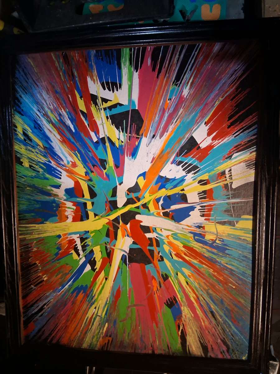 Custom Spin Art 11 x 14 or 16x20