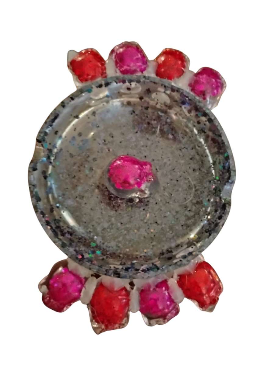 resin skull number 2 ashtray