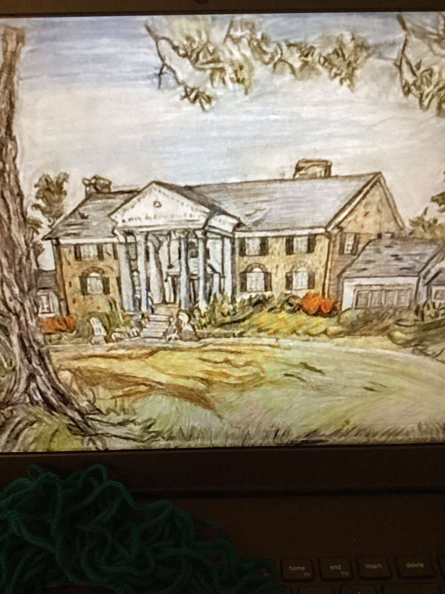 Original Graceland Mansion Of Elvis GG