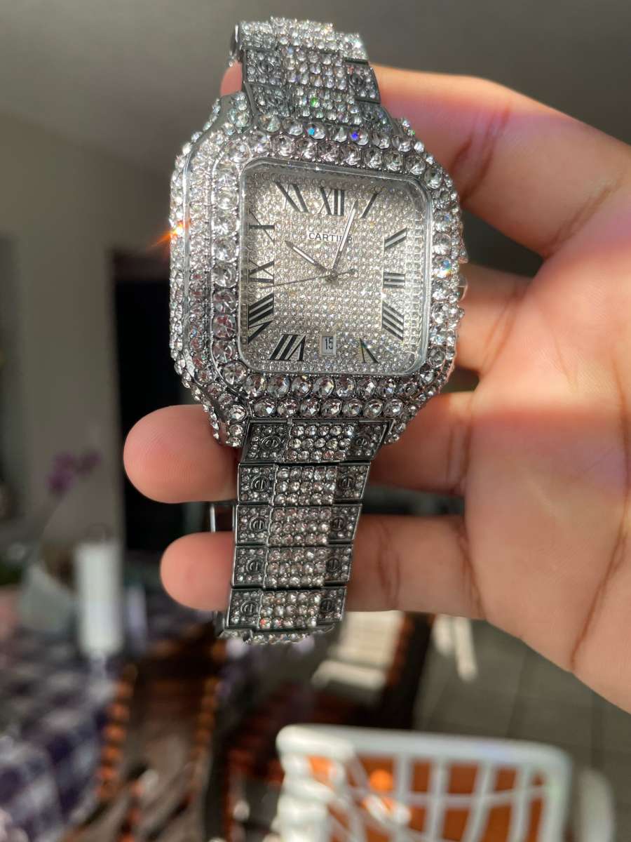 VVS Moissanite Cartier Watch