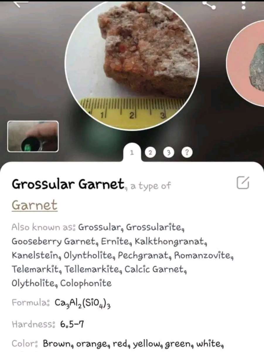 Grossular Garnet Stone